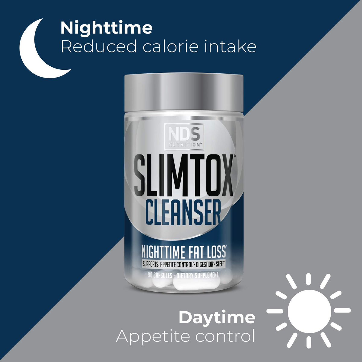 Slim-Tox NDS Nutrition Cleanser Nighttime Fat Loss Support - 90 Capsules - image 8