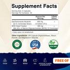 Vitamatic Saccharomyces Boulardii 10 Billion CFU + MOS - 60 Capsules - image 2