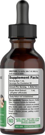 Horbäach Ginger Root Extract Liquid Alcohol Free - 2 Fl Oz - image 2