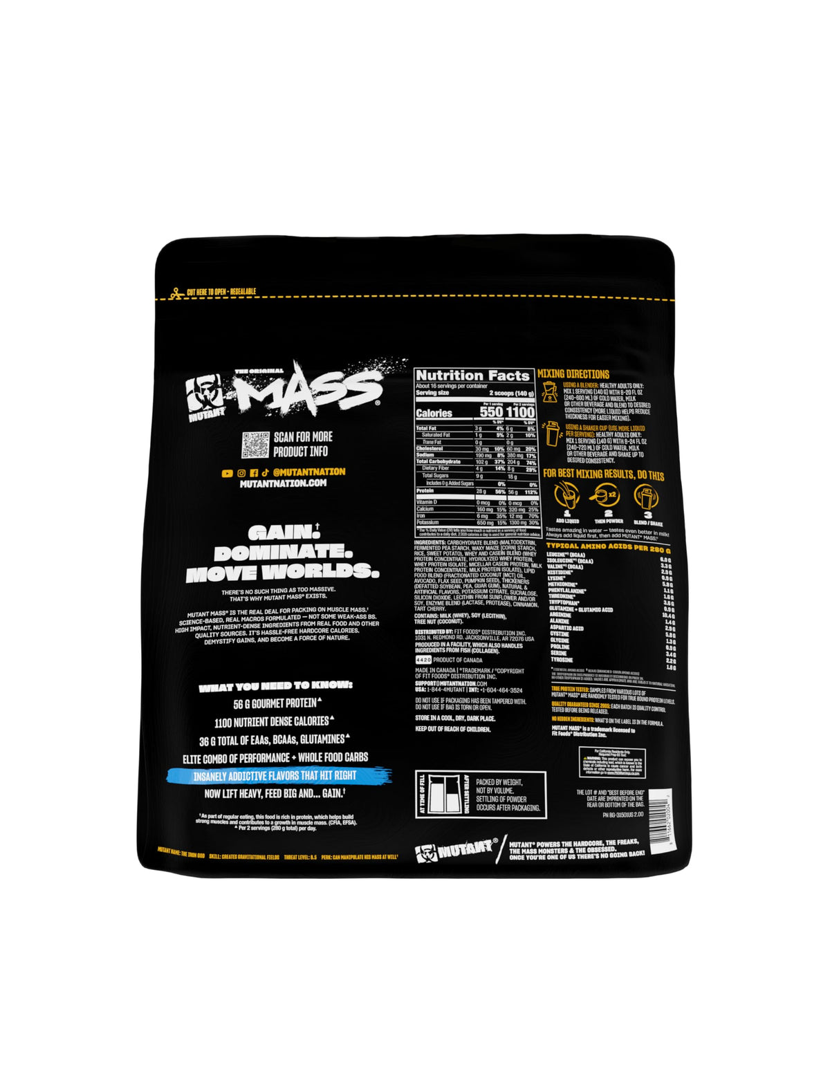 Mutant Mass Extreme Gainer