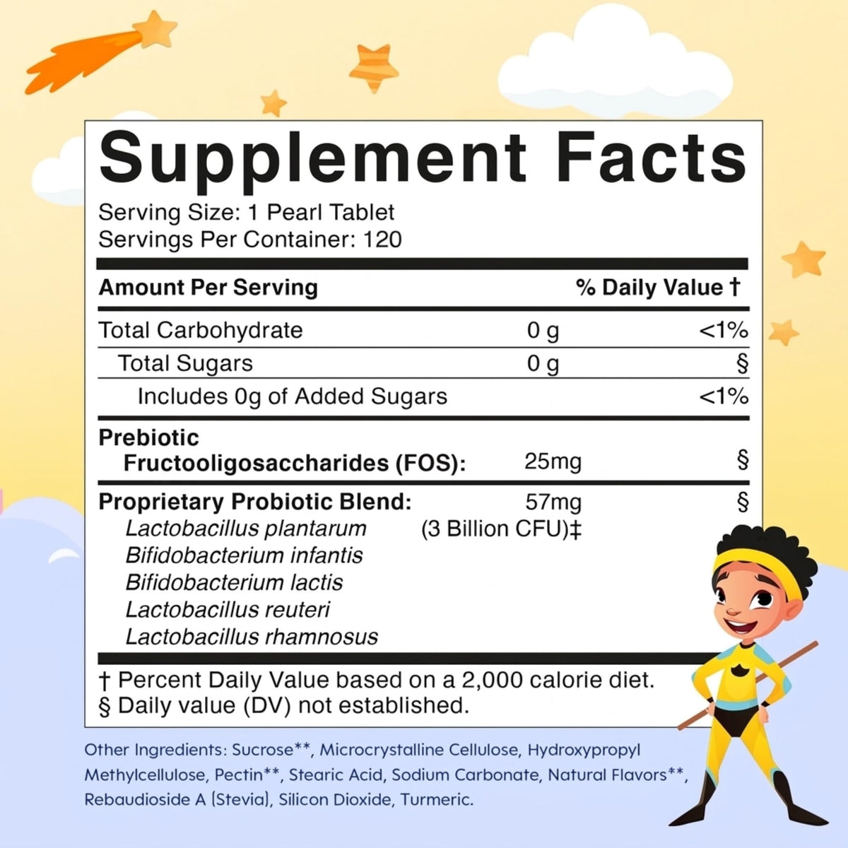 LOVEBUG Little Ones Kids Probiotics 3 Billion CFU - 120 Pearls - image 7