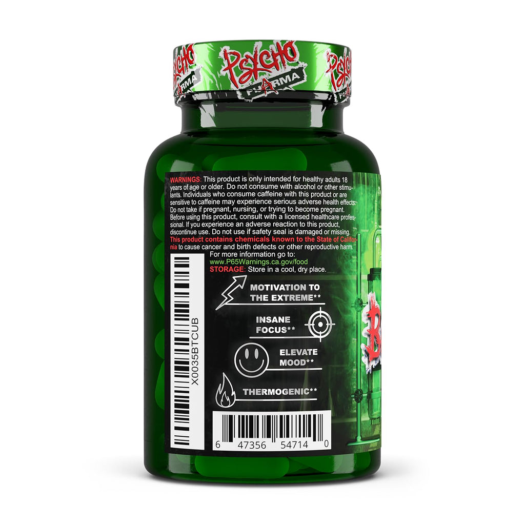 Psycho Pharma Far Beyond Driven Energy Capsules - 60 Count - image 4