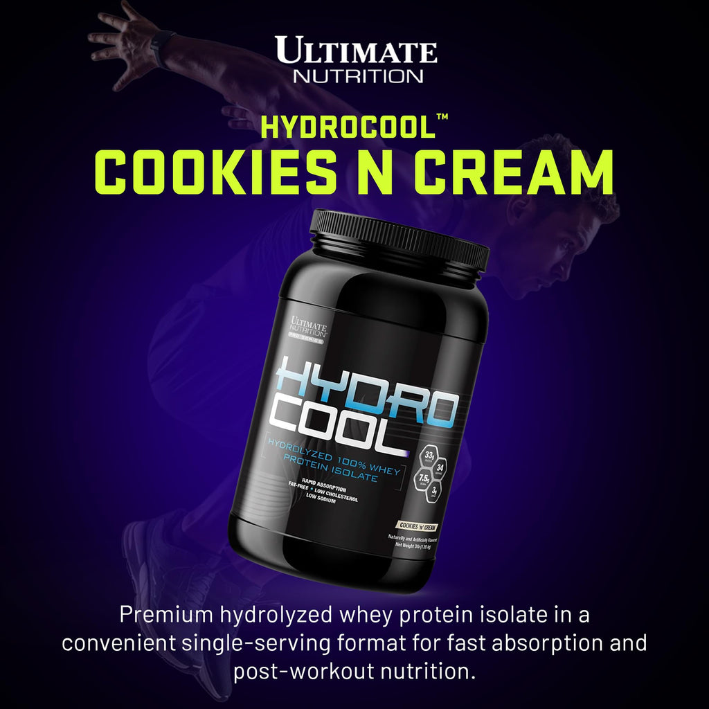 Ultimate Nutrition HydroCool Hydrolyzed Whey Protein Isolate Powder