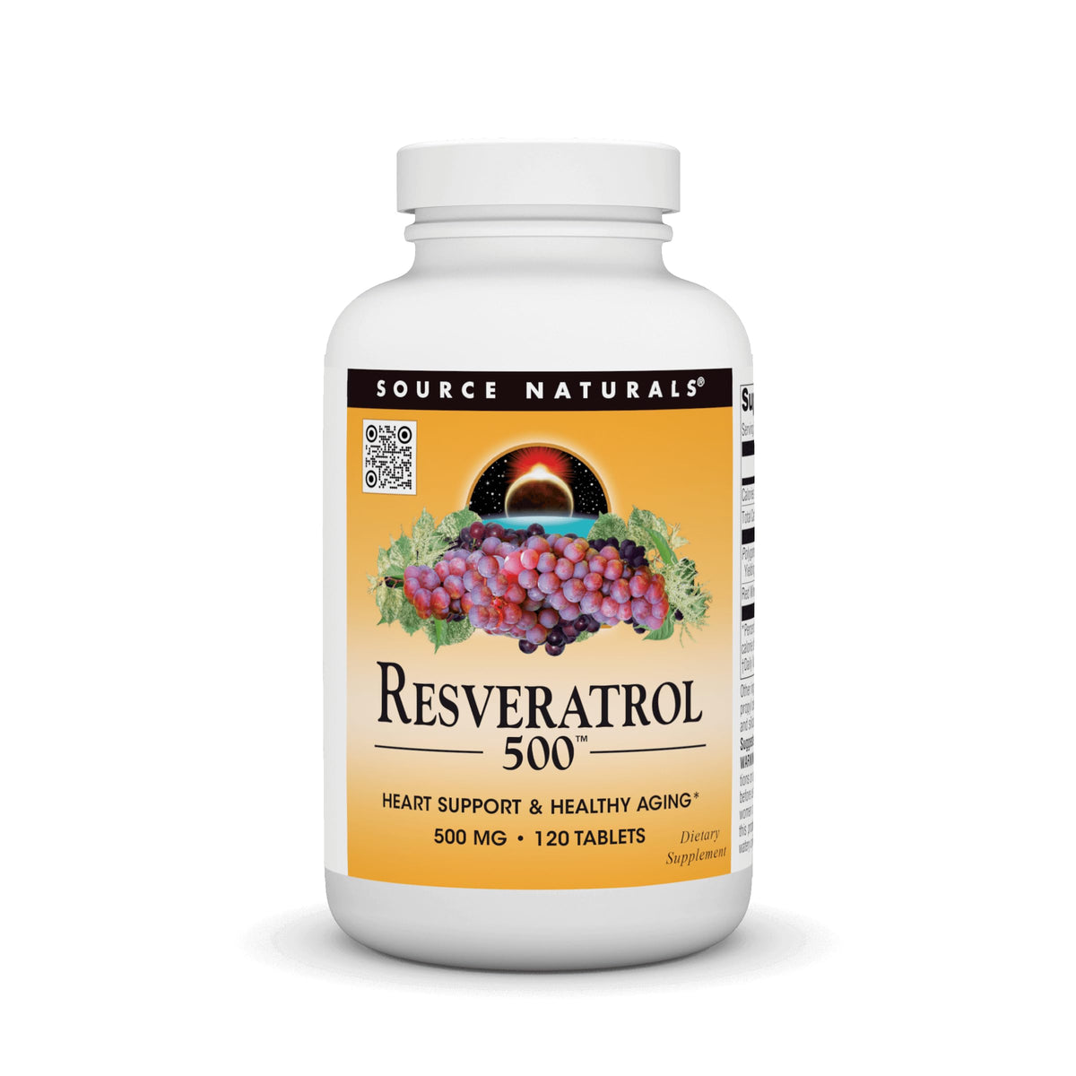 Source Naturals Resveratrol 500 mg - 120 Tablets