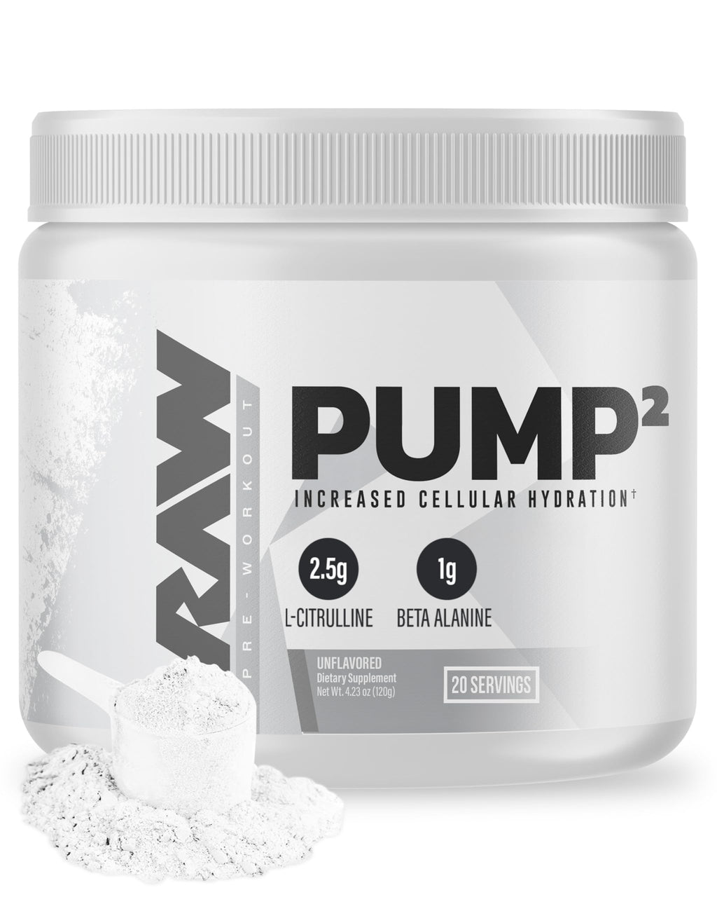 RAW Pump2 Pre Workout Glycerol Powder - 20 Servings