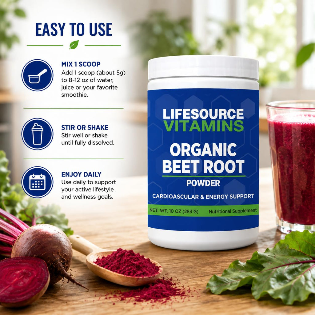 LifeSource Vitamins Beet Root Powder Organic - 57 Servings - image 5