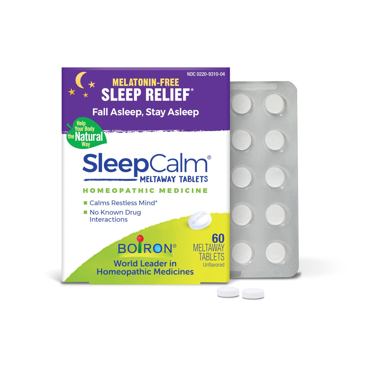 Boiron SleepCalm Melatonin-Free Sleep Aid - 60 Tablets
