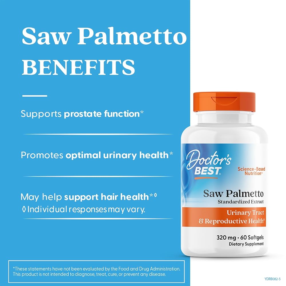 Doctor's BEST Saw Palmetto Extract Supplement - 60 Softgels - image 2