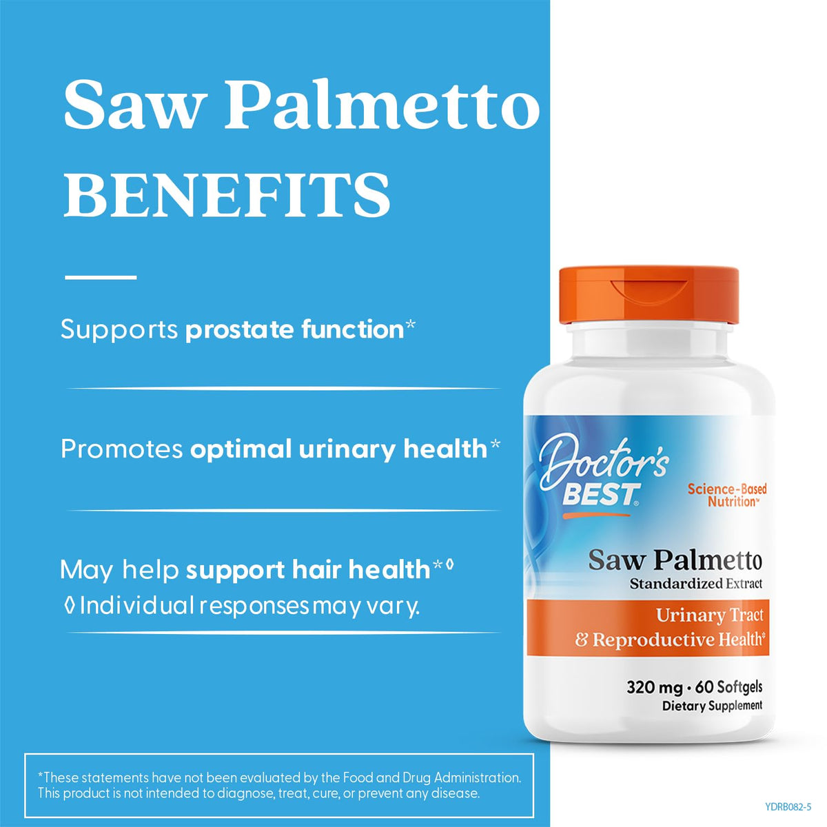 Doctor's BEST Saw Palmetto Extract Supplement - 60 Softgels - image 2