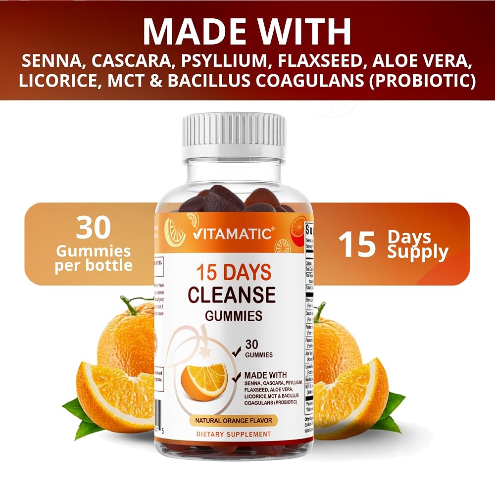 Vitamatic 15 Day Cleanse Gummies - 30 Count - image 3