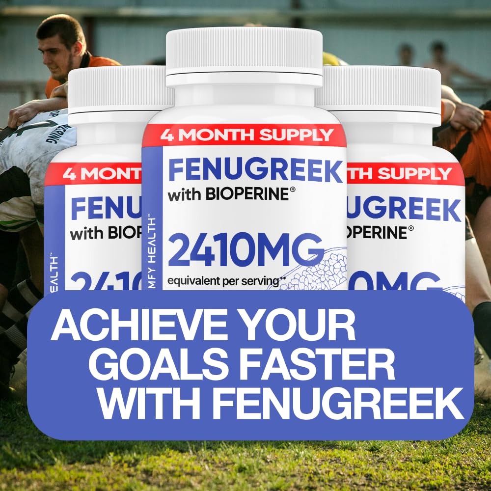 COMFY HEALTH Fenugreek Capsules 2410mg - 120 Capsules - image 3
