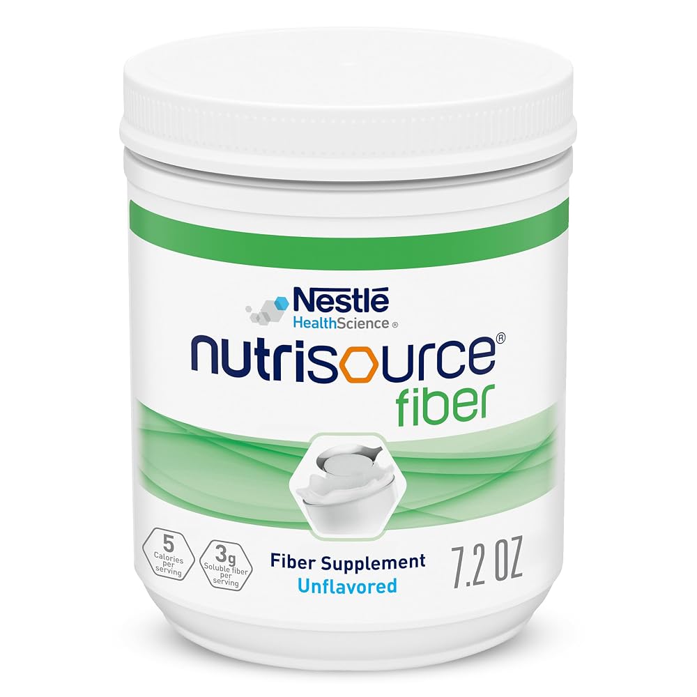 Nutrisource Fiber Unflavored Powder - 7.2 oz (Pack of 4)