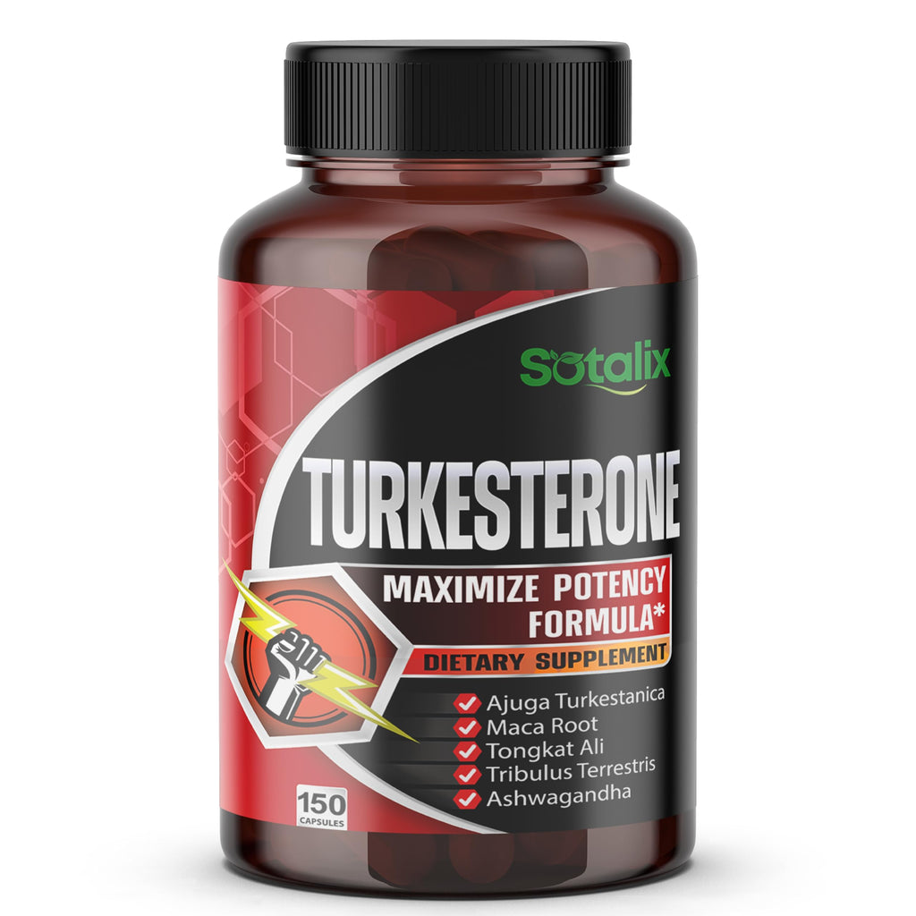 Sotalix Turkesterone Complex 8-in-1 with Maca & Tribulus - 150 Capsules