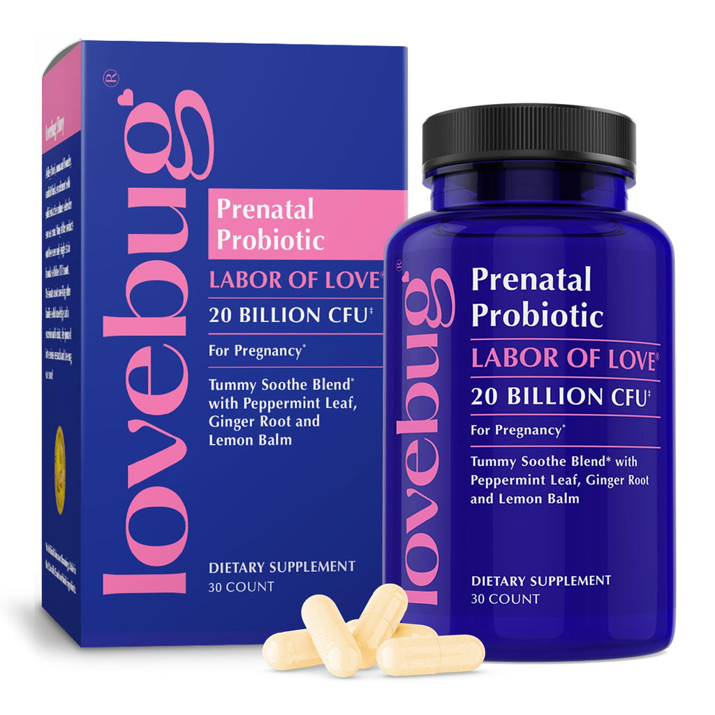 LOVEBUG Prenatal Probiotic 20 Billion CFU - 30 Capsules