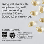 Sports Research® Vitamin D3 with Coconut MCT Oil