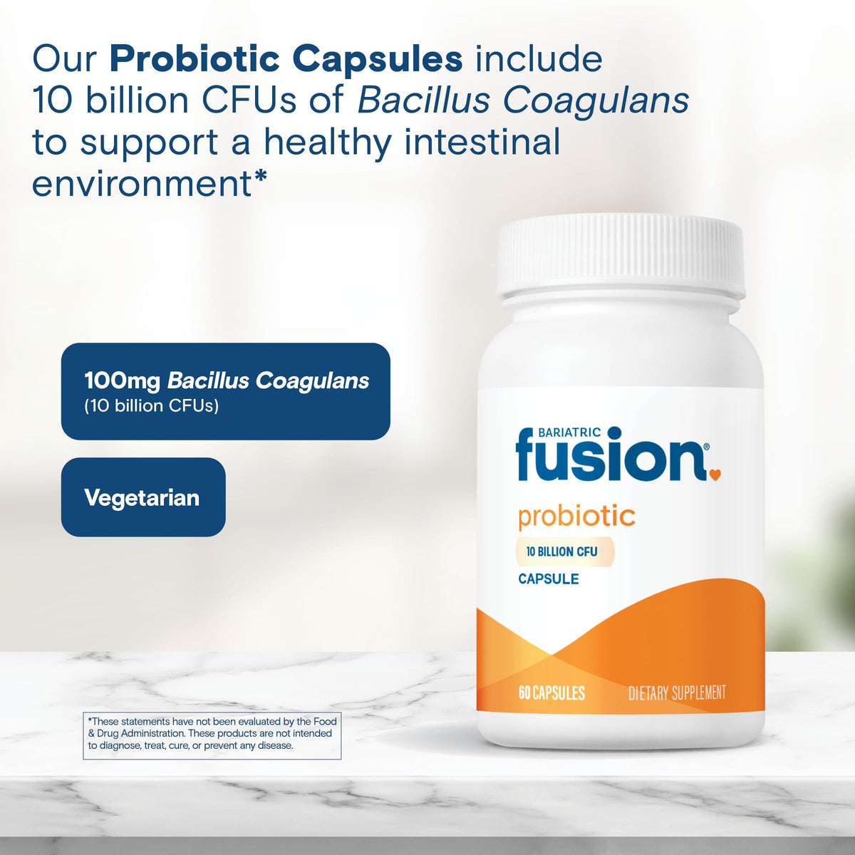 Bariatric Fusion Probiotic Capsule - 60 Count - image 5