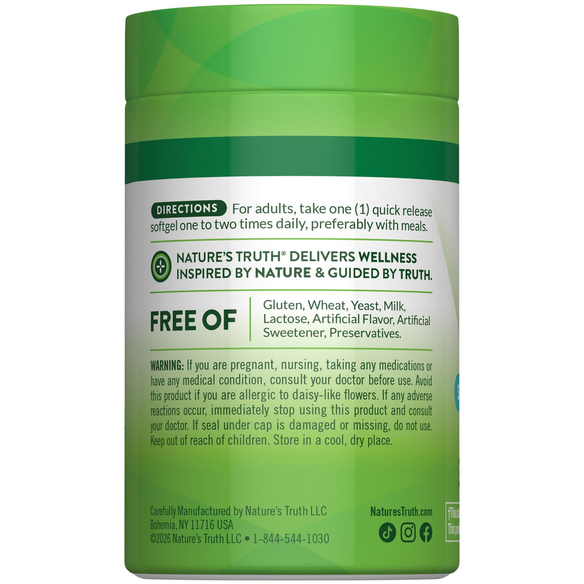 Nature's Truth Lutein and Zeaxanthin 20 mg - 39 Softgels - image 7
