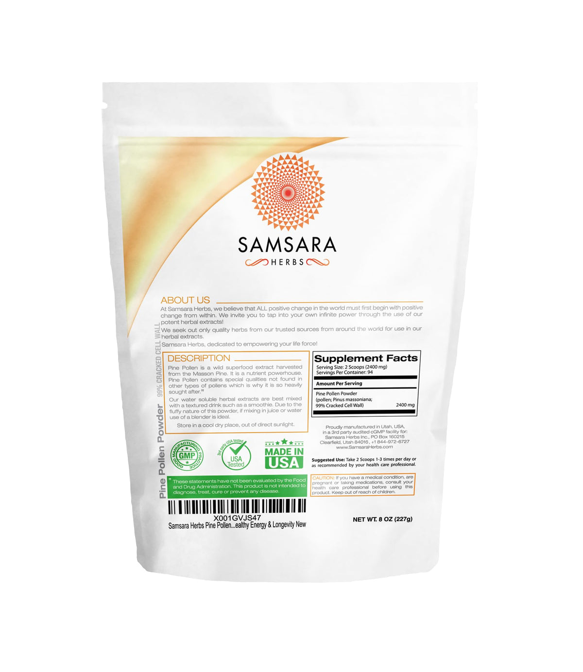 Samsara Herbs Pine Pollen