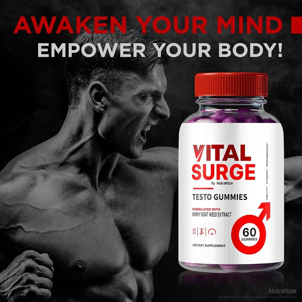 NutraRize Vital Surge Testo Gummies for Men - 180 Gummies - image 4