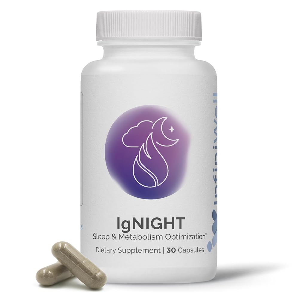 InfiniWell IgNIGHT Valerian Root & Ashwagandha Sleep Aid - 30 Capsules