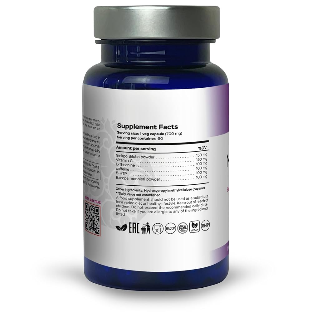 RaDoTech NeuroBooster Brain Supplement, Capsules GMP