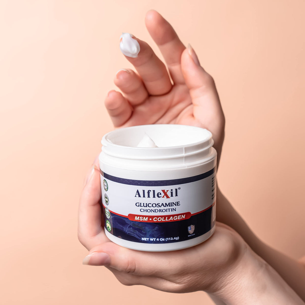 ALFA VITAMINS Alflexil Glucosamine Chondroitin Cream - 8 Fl Oz - image 2