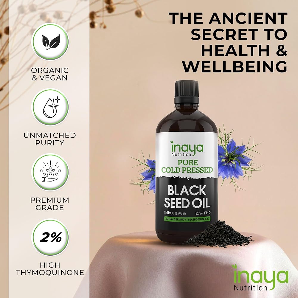 Inaya Nutrition Nigella Sativa Black Seed Oil - image 4