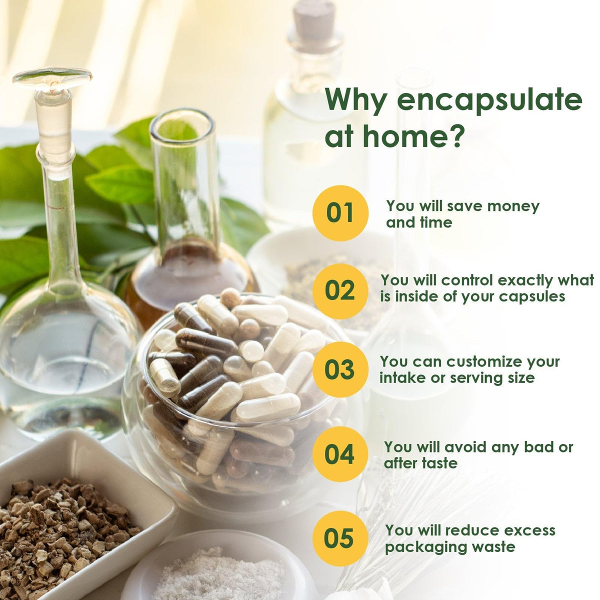 Capsuline Size 0 Clear Vegan Capsules - 5000 Count - image 4