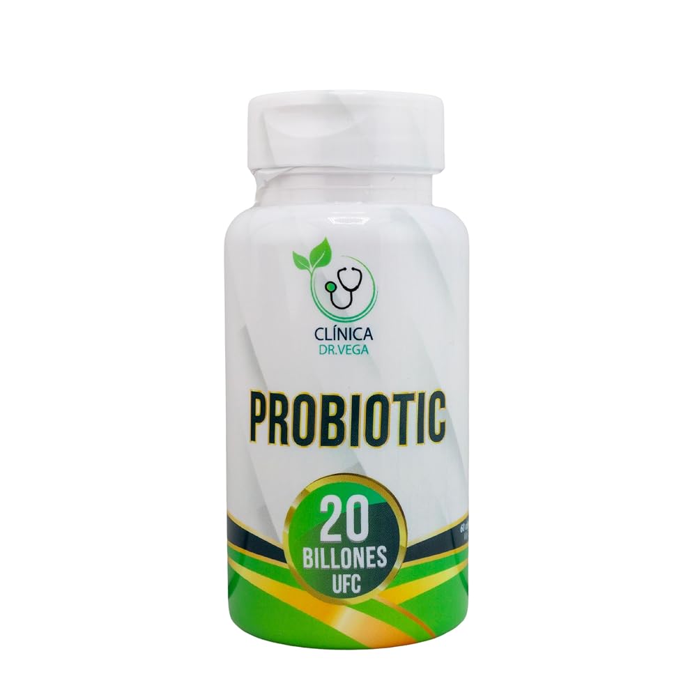 CLÍNICA DR. VEGA Probiotic 20 Billion CFU with Inulin - 60 Capsules