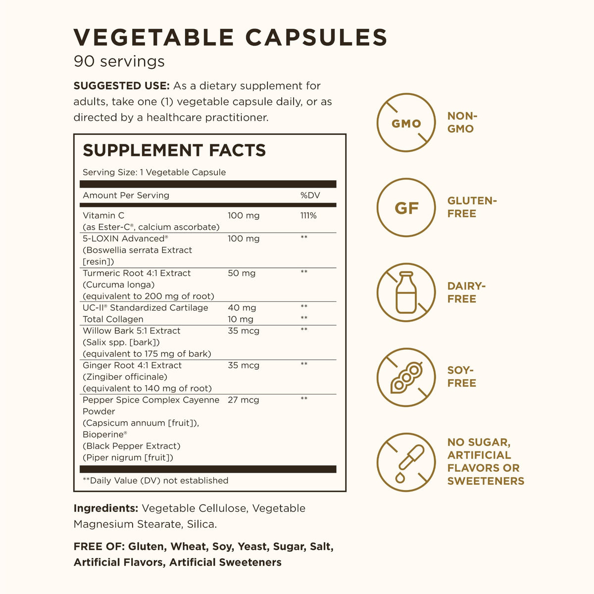 Solgar No. 7 Joint Support Complex - 90 Capsules - image 3