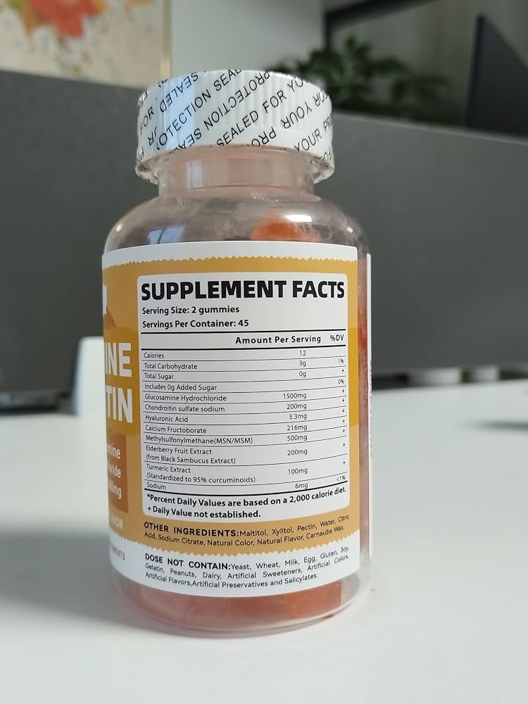 ElevateLife Glucosamine Chondroitin Gummies Joint Support - 90 Gummies - image 2