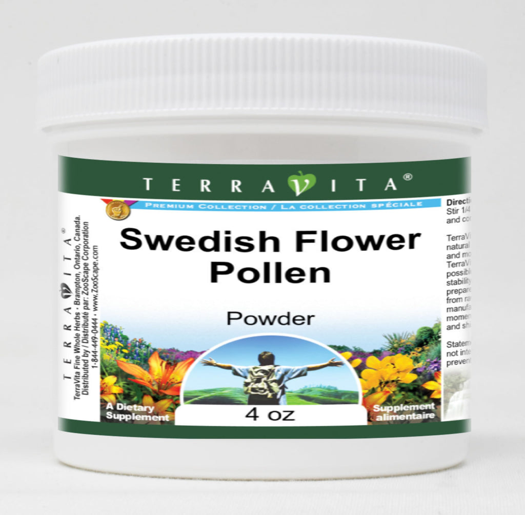 Terravita Swedish Flower Pollen Powder - 4 oz