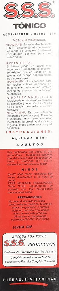 Naweti S.S.S. Tonic Liquid Iron Supplement - 3 x 20 oz - image 3