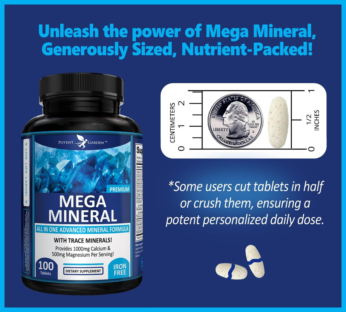 Potent Garden Mega Mineral Supplement - 100 Capsules - image 6