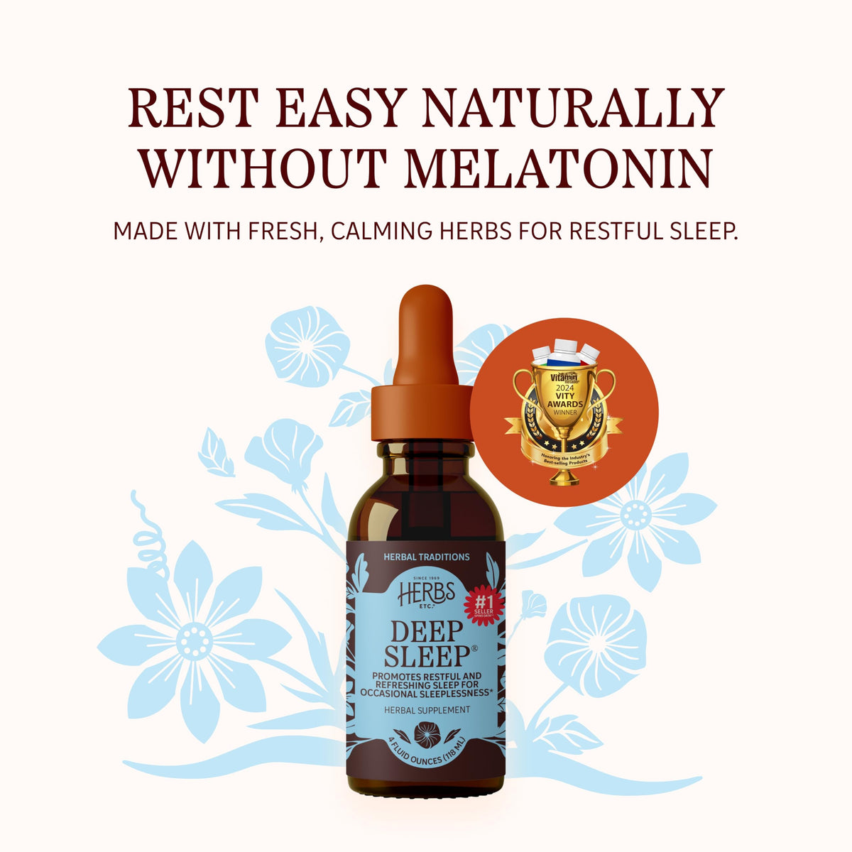 Herbs Etc. Deep Sleep Classic Liquid Extract Sleep Support - 4 fl oz - image 3