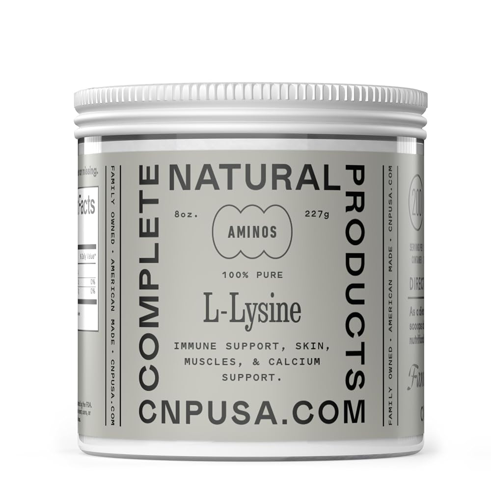 Complete Natural Products L-Lysine Powder - 8 oz