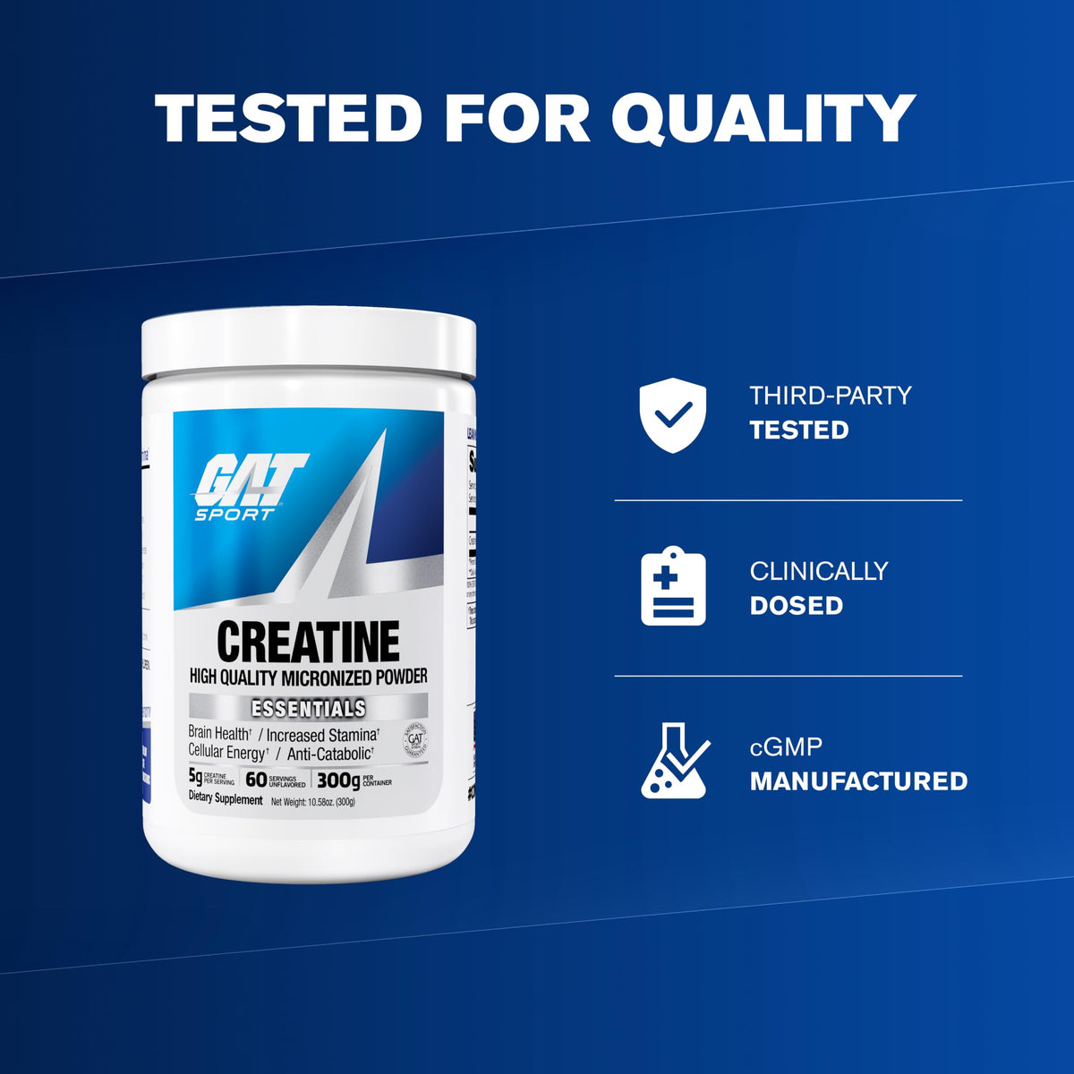 GAT SPORT Creatine Monohydrate Powder - 60 Servings - image 4