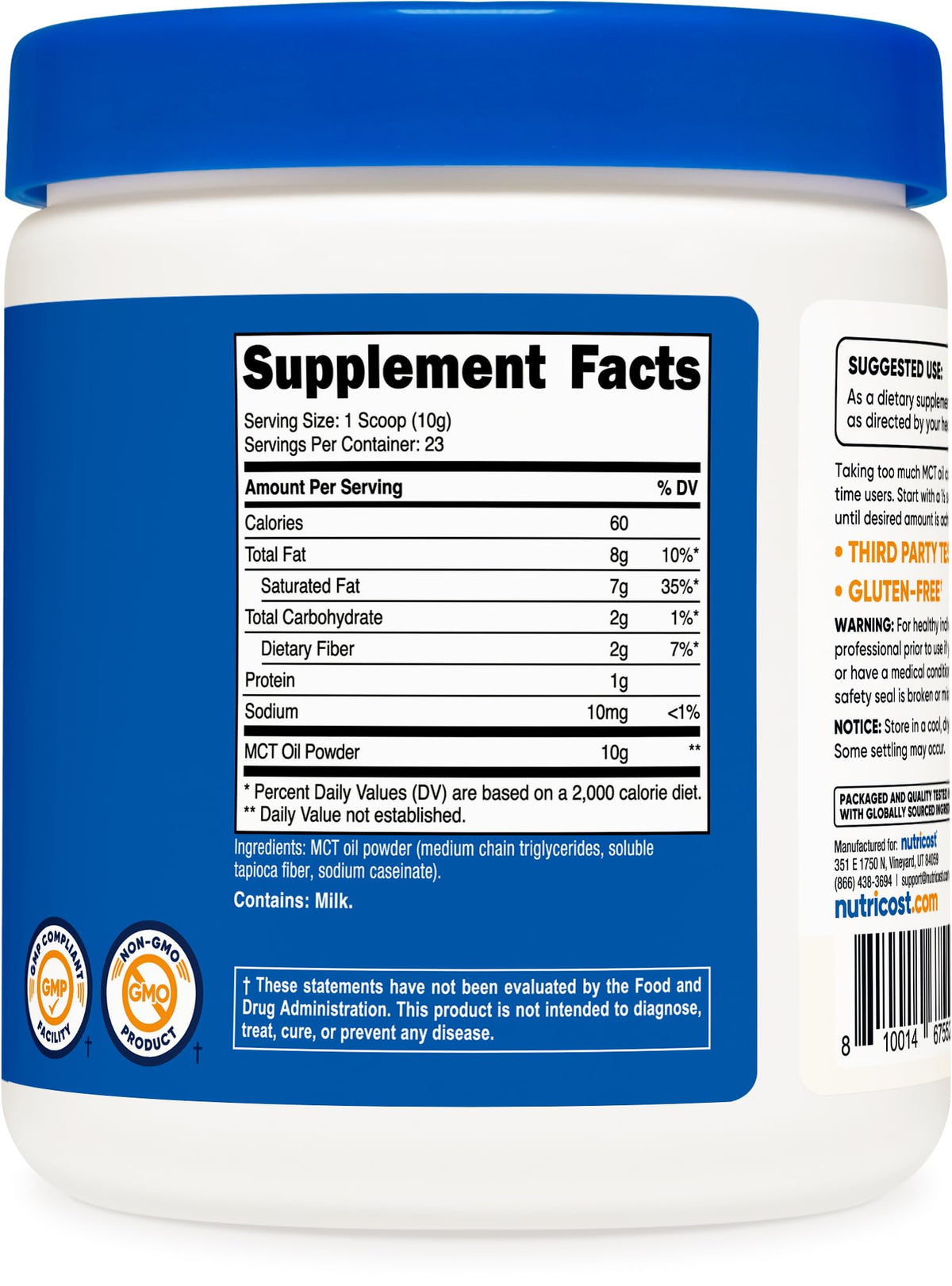 Nutricost Premium MCT Oil Powder - 0.5 lbs - image 5