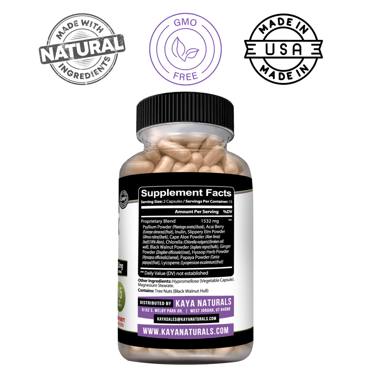 Kaya Naturals - Max Detox - 100% Natural