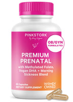 Pink Stork Premium Prenatal Vitamins - 60 Capsules