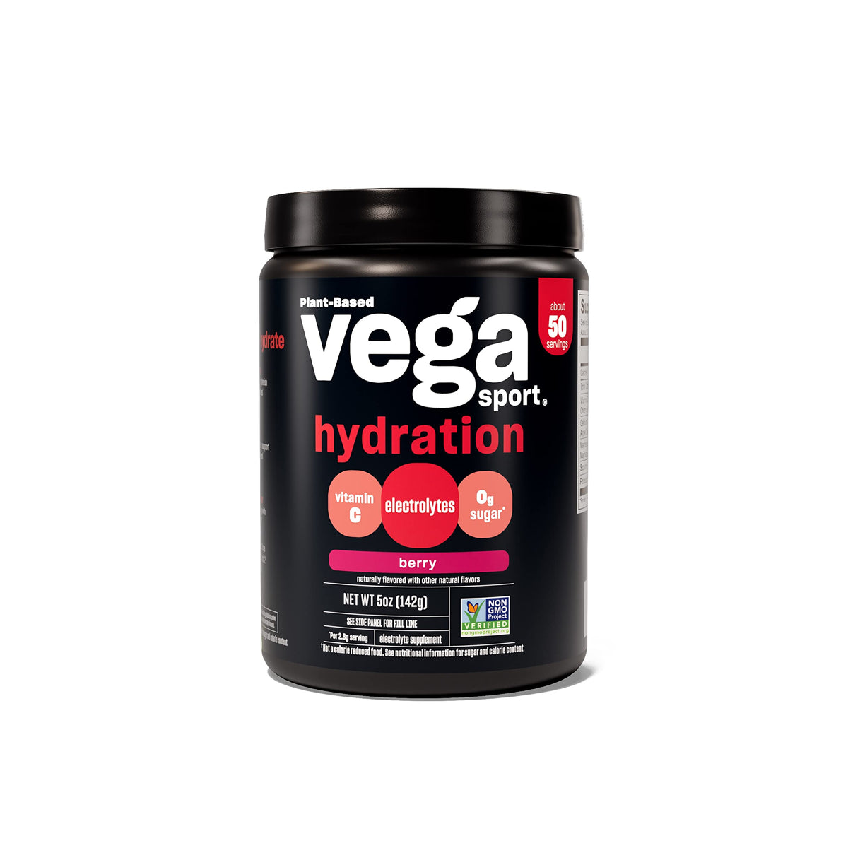 Vega Sport Hydration Electrolyte Powder Berry (50 Servings) Post