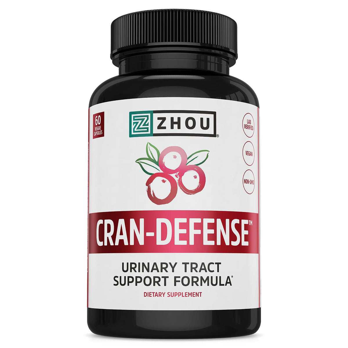 ZHOU Cran-Defense Cranberry Pills Urinary Tract Support - 60 Capsules - image 4