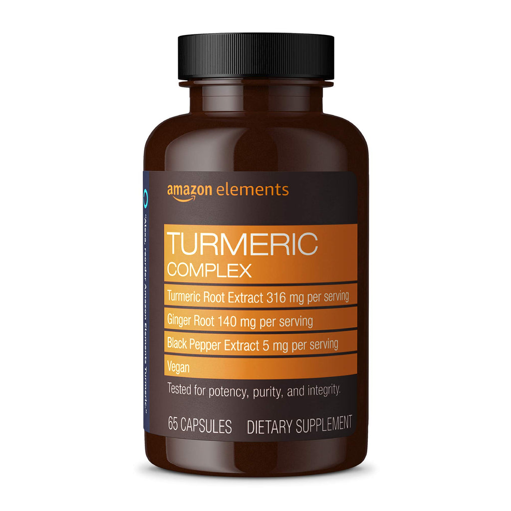 Amazon Elements Turmeric Complex Joint & Immune Support - 65 Capsules