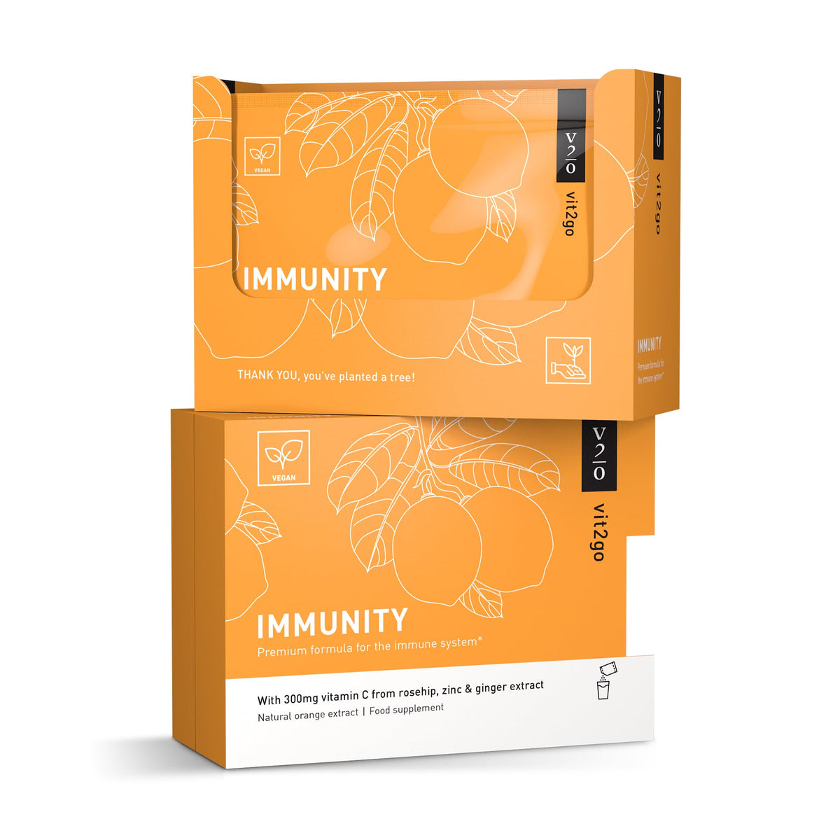 Vit2Go Immunity Immune Support Drink Powder - 10 Sachets