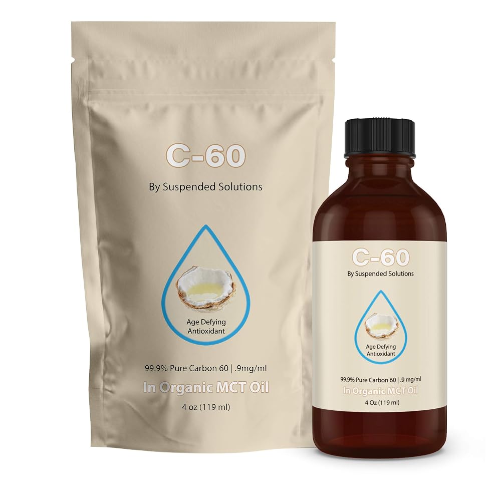 Suspended Solutions Carbon 60 C60 in MCT Oil - 4 fl oz