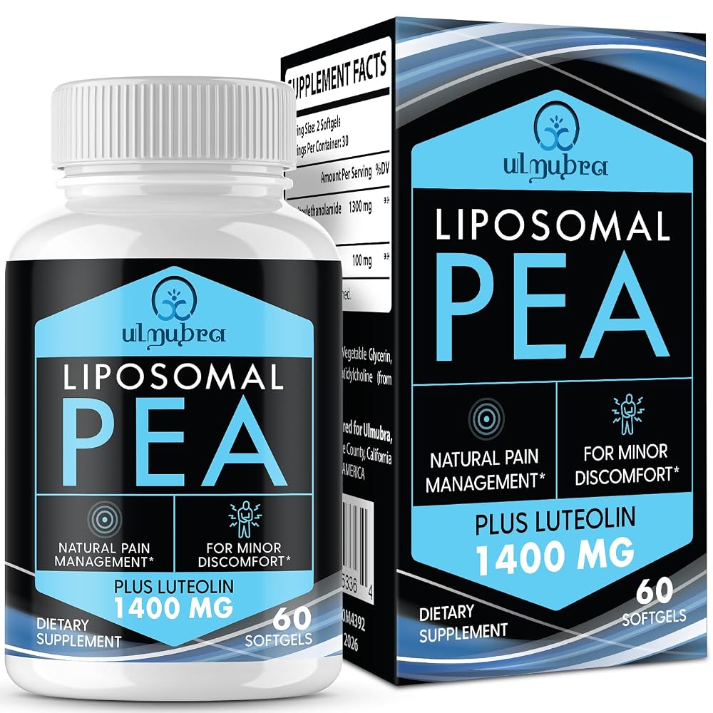 Ulmubra Liposomal Palmitoylethanolamide 1300 MG Plus Luteolin 100MG