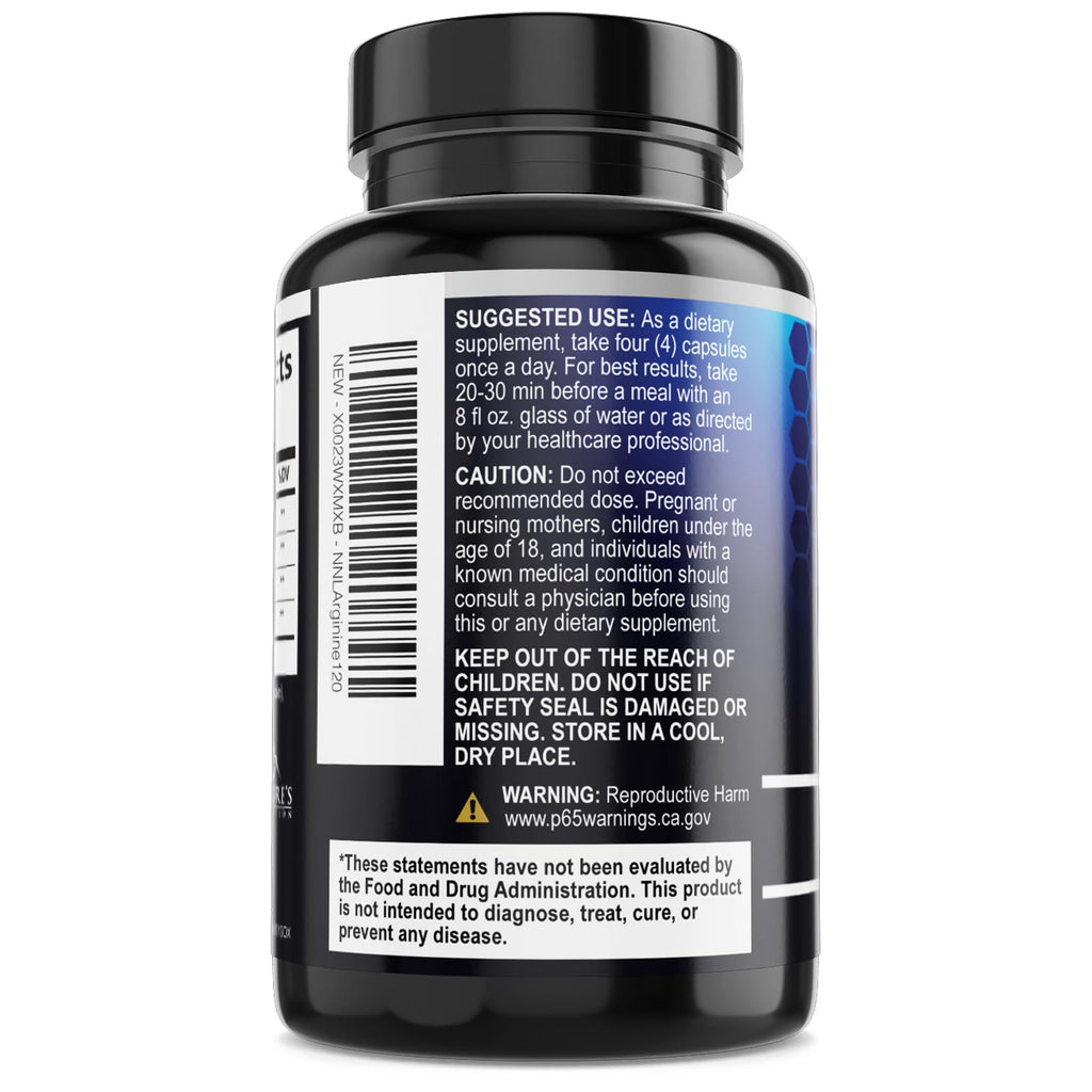 Nature's Nutrition Nitric Oxide Booster Extra Strength - 3X Strength