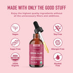 SMNutrition Hormone Balance Liquid Drops with Black Cohosh - 2 Fl Oz - image 5