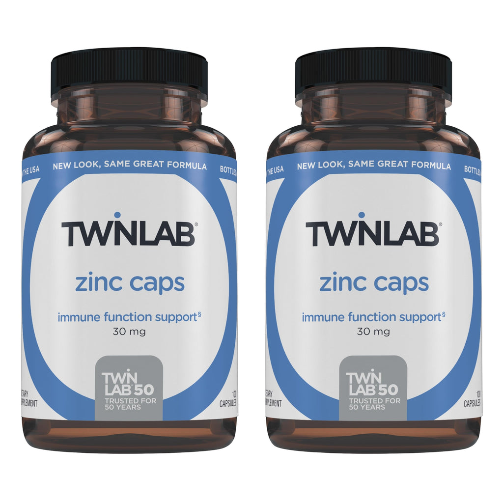 Twinlab Zinc Caps Immune Support 30 mg - 100 Capsules