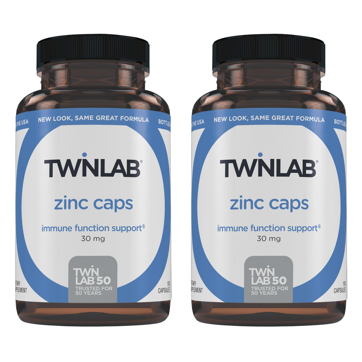 Twinlab Zinc Caps Immune Support 30 mg - 100 Capsules